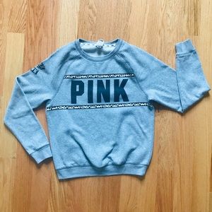 Gray crew neck from PINK!